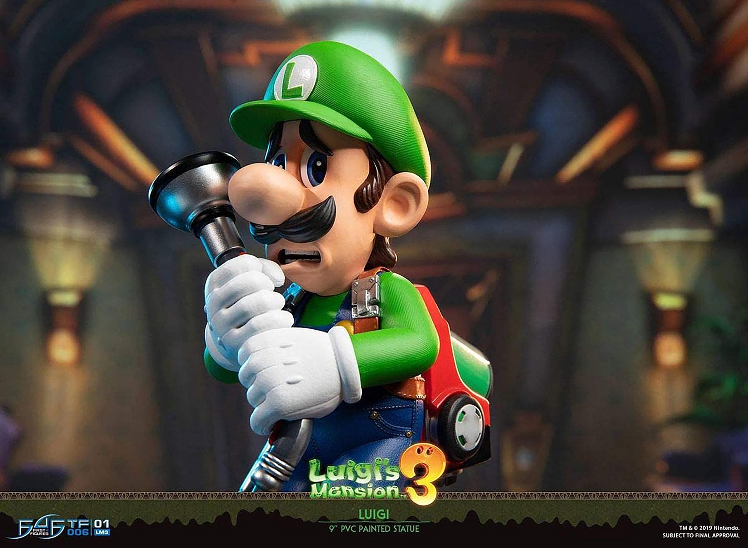 First 4 Figures-5060316622421 Luigi Figura Coleccionable, SóLido, Color Green, St (Lm03st) First 4 Figures-5060316622421 Luigi Figura Coleccionable, SóLido, Color Green, St (Lm03st)